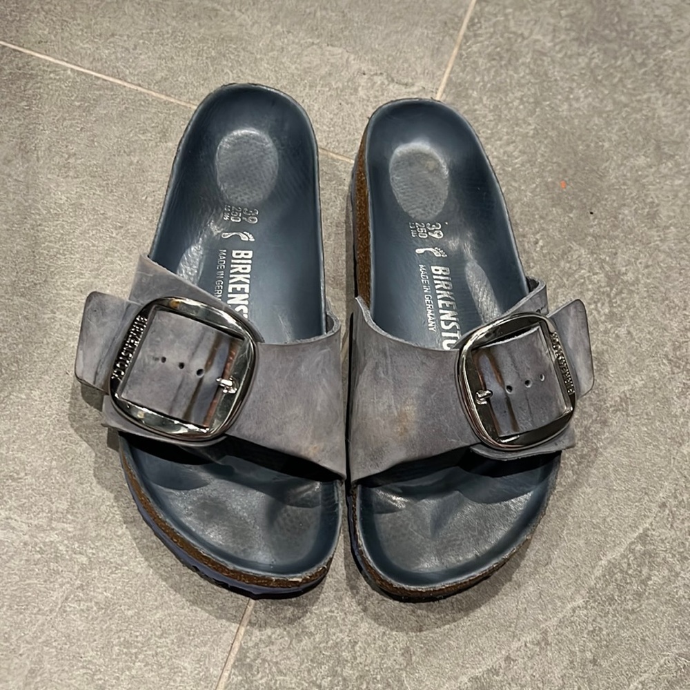 Madrid Birkenstocks Size 39 Blue